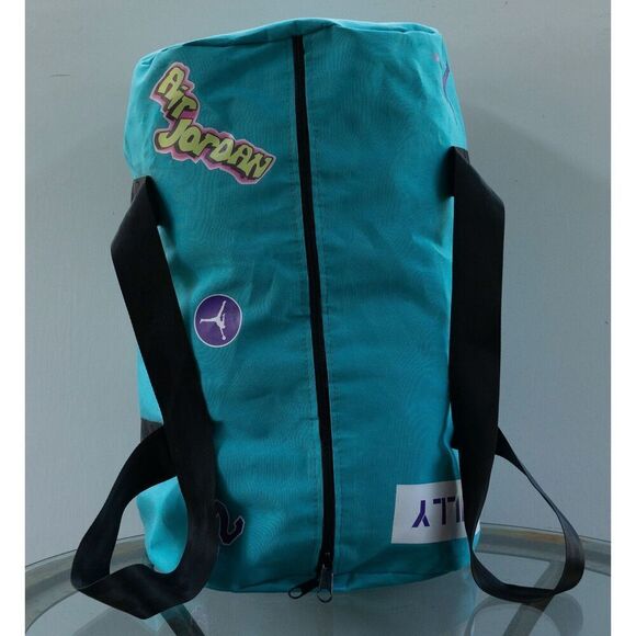 Nike Air Jordan Jumpman Sport Duffel Bag Blue Michael Jordan Strap Bag - Picture 4 of 12